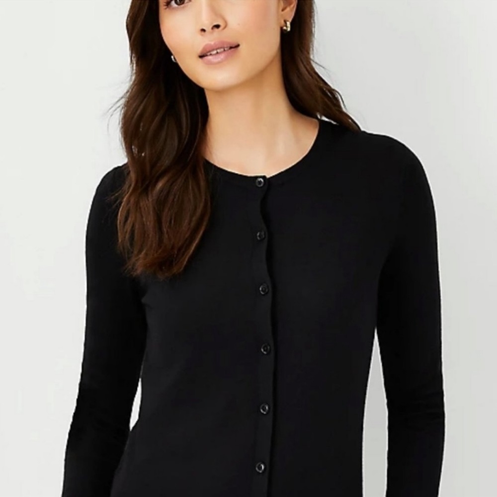 Ann Taylor Black Cardigan